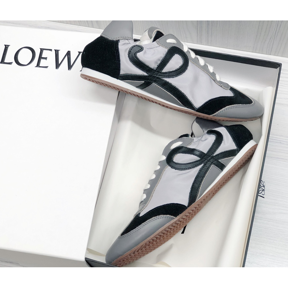 Loewe Ballet Runner In Nylon And Calfskin - FashionPlug