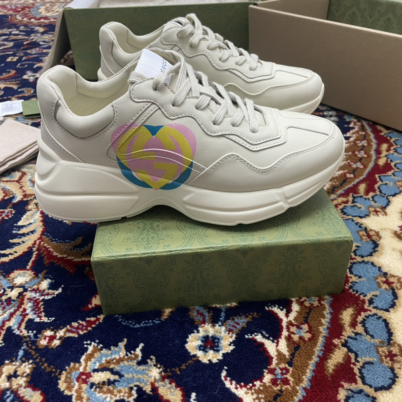 Gucci Women's Rhyton Sneakers - FashionPlug