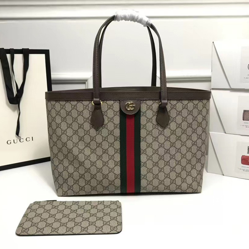 Gucci Ophidia GG Medium Tote（38-28-14CM） - FashionPlug