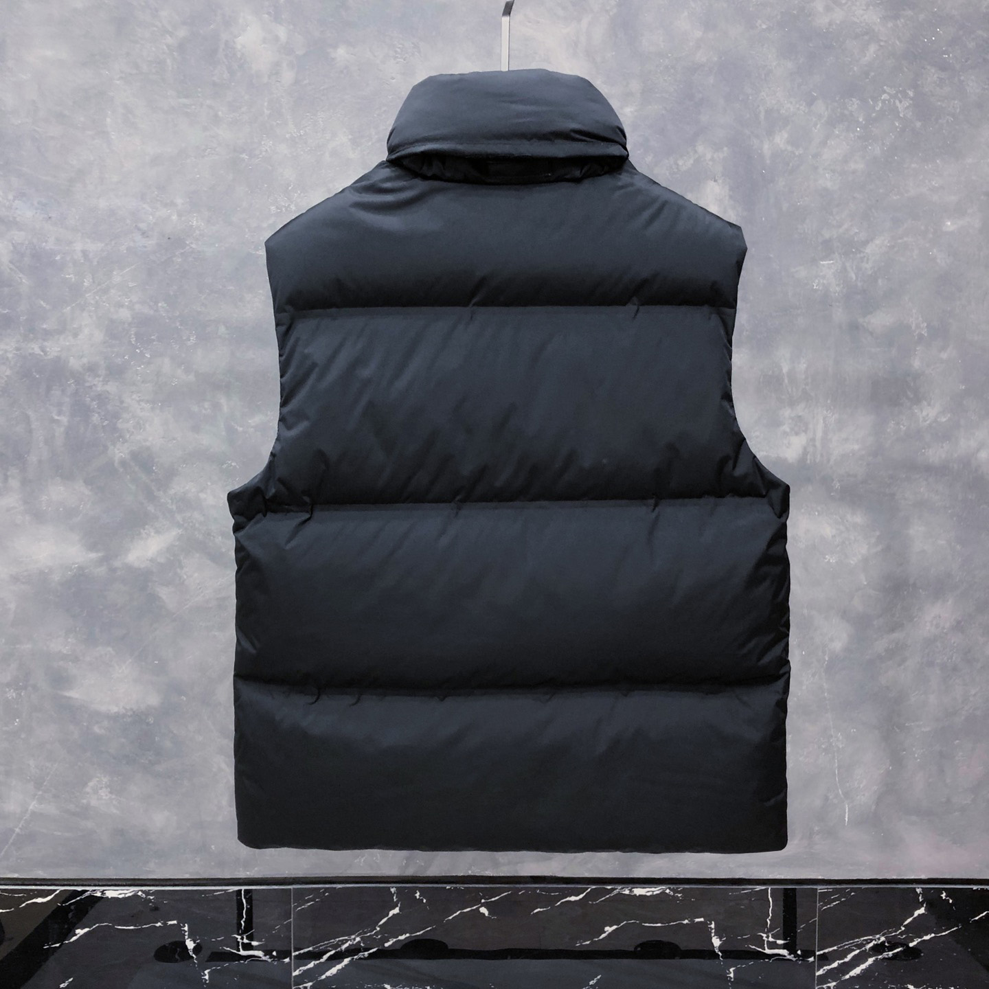 Prada Prada Logo Vest Jacket In Black - FashionPlug