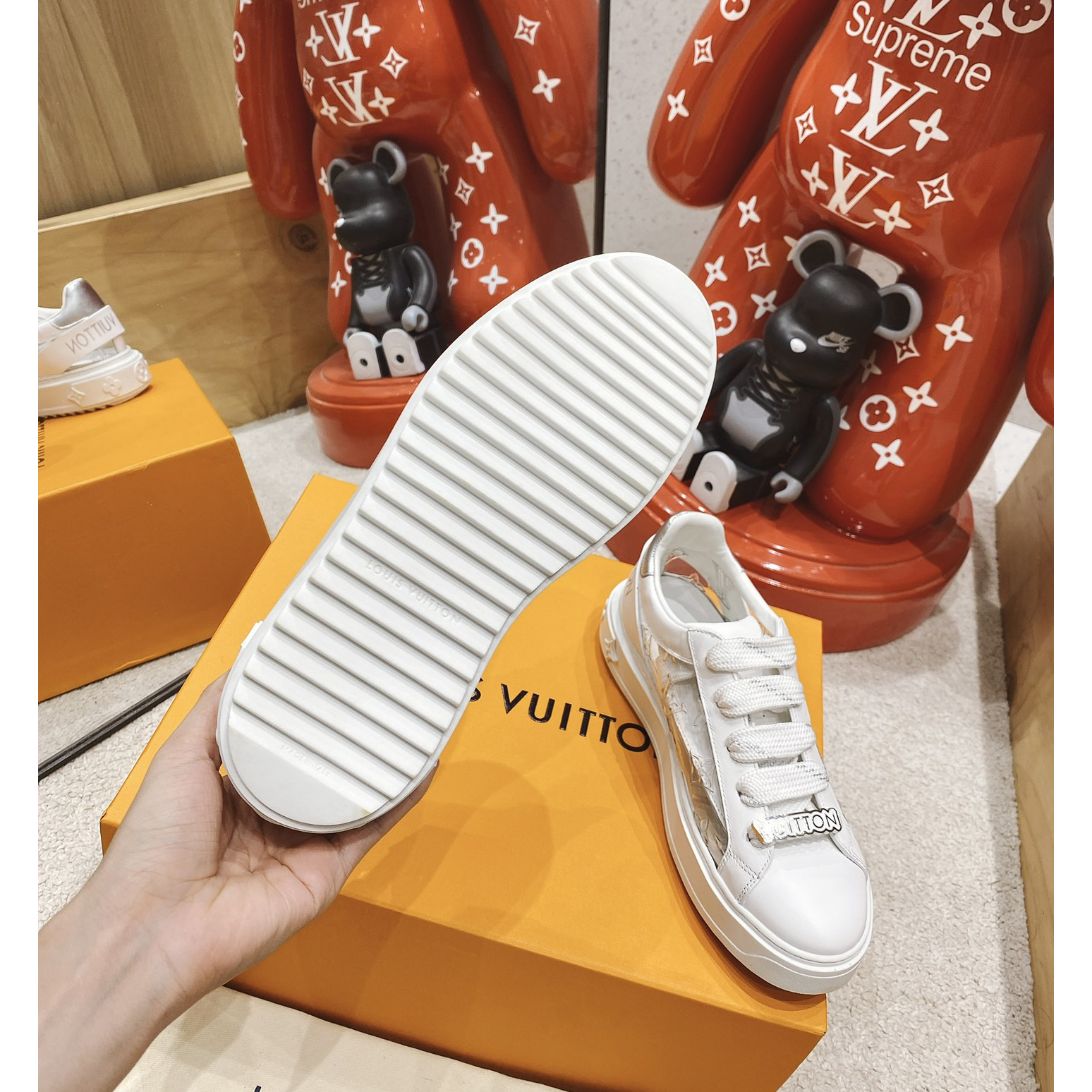 Louis Vuitton Time Out Sneaker  - FashionPlug
