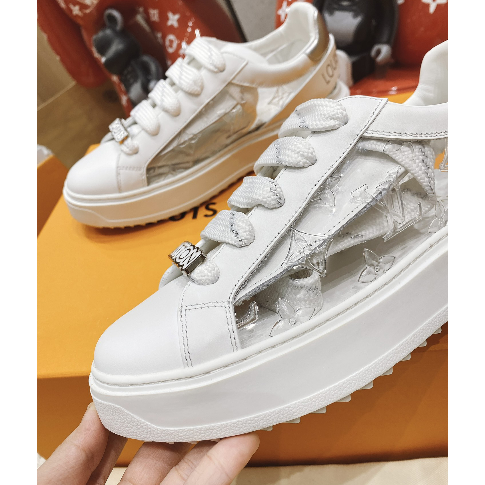 Louis Vuitton Time Out Sneaker  - FashionPlug