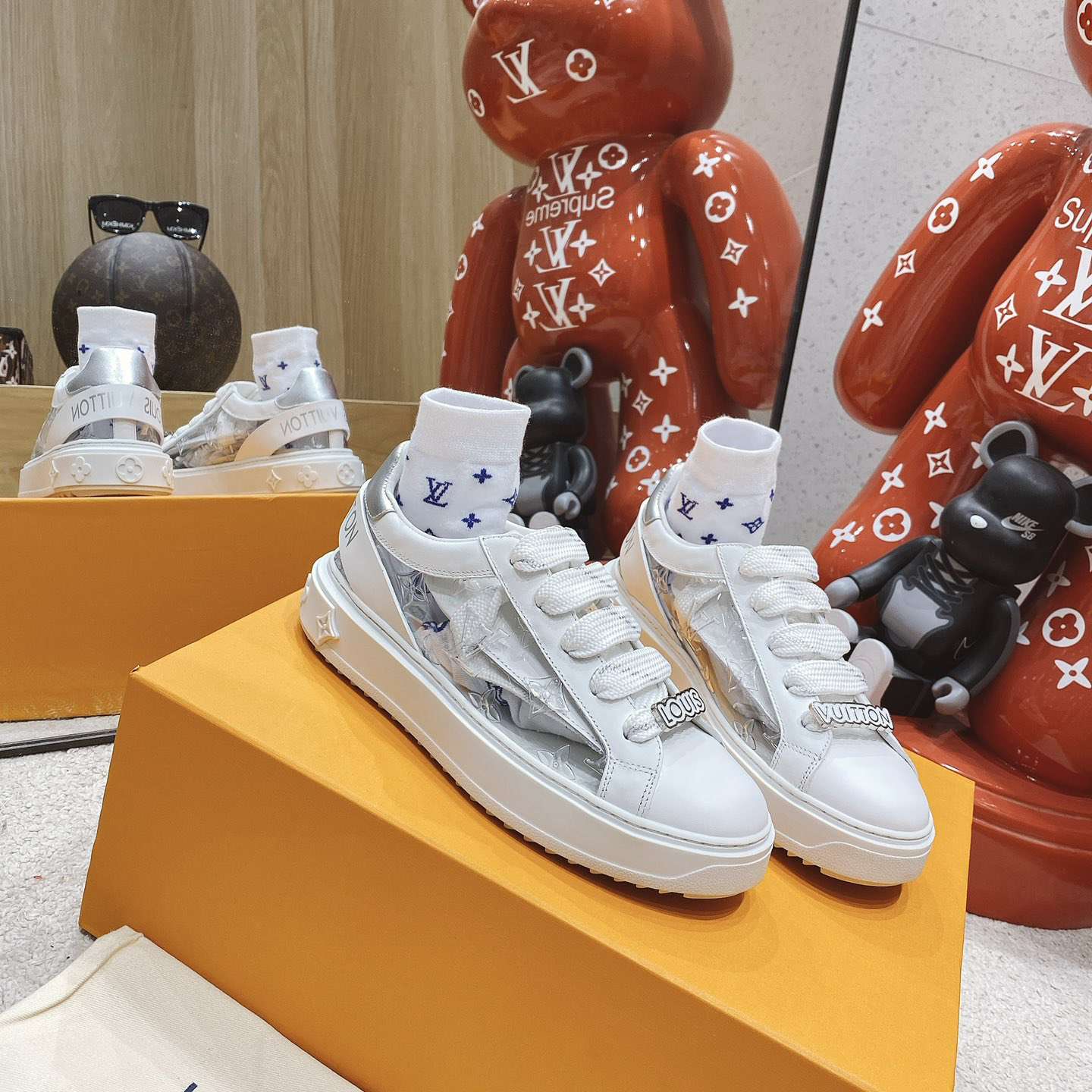 Louis Vuitton Time Out Sneaker  - FashionPlug