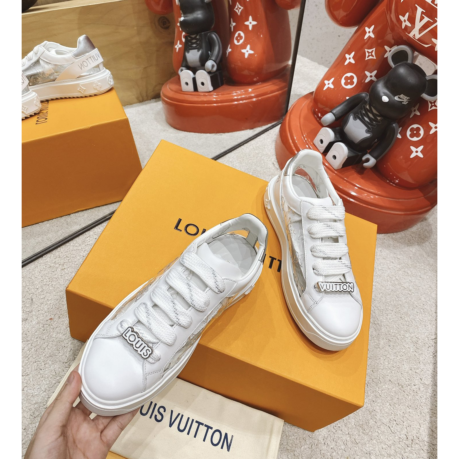 Louis Vuitton Time Out Sneaker  - FashionPlug