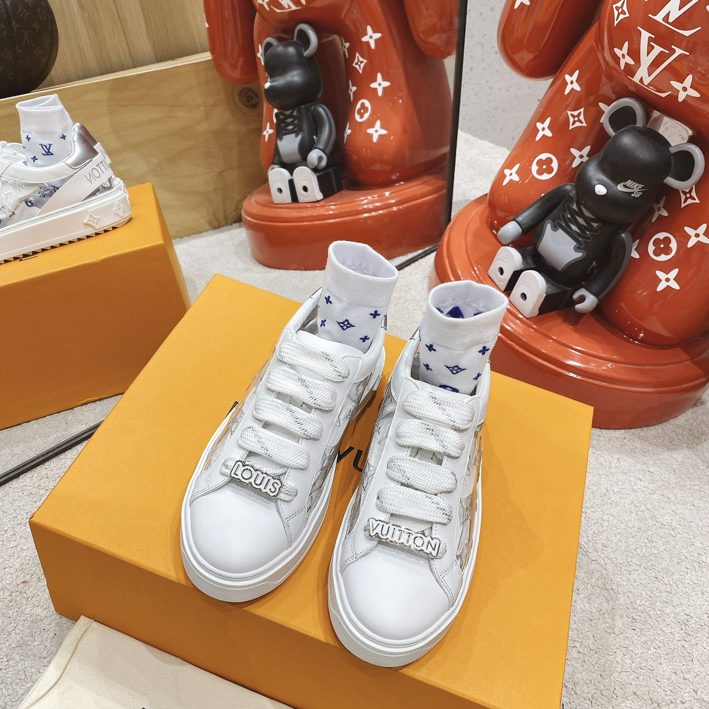 Louis Vuitton Time Out Sneaker  - FashionPlug
