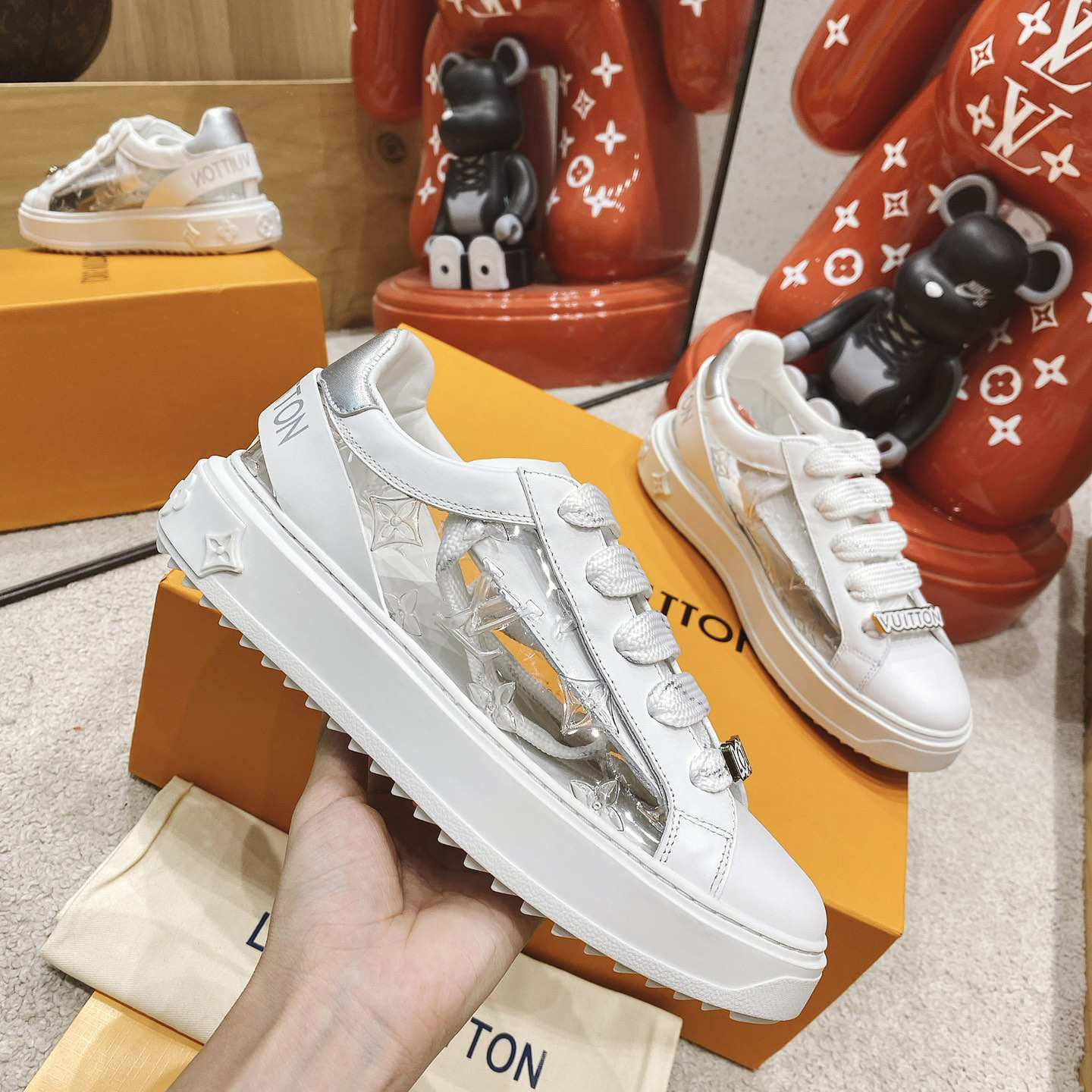 Louis Vuitton Time Out Sneaker  - FashionPlug