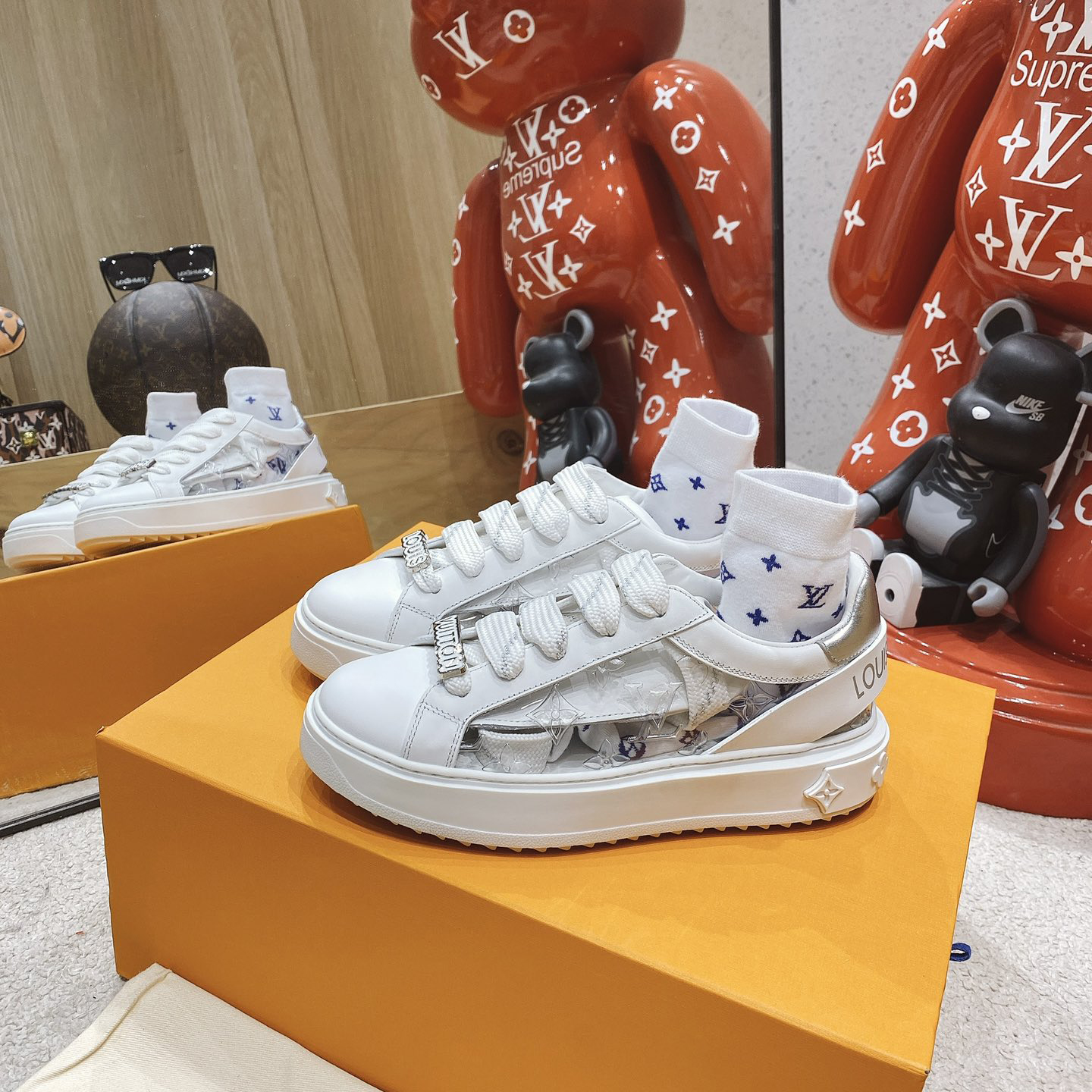Louis Vuitton Time Out Sneaker  - FashionPlug