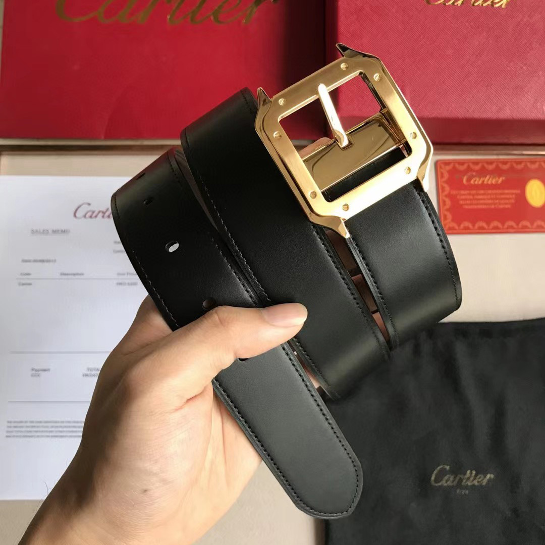 Cartier 34mm Leather  Belt  - FashionPlug