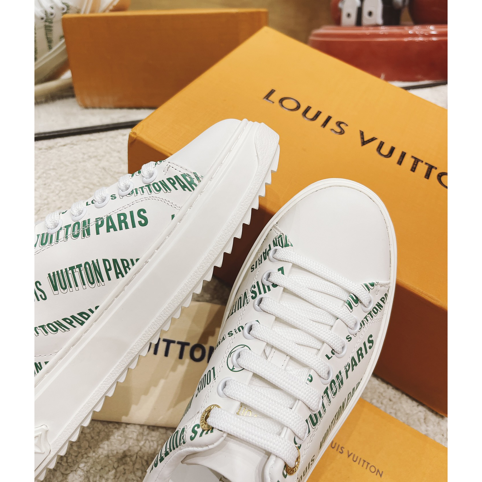 Louis Vuitton Time Out Sneaker  - FashionPlug