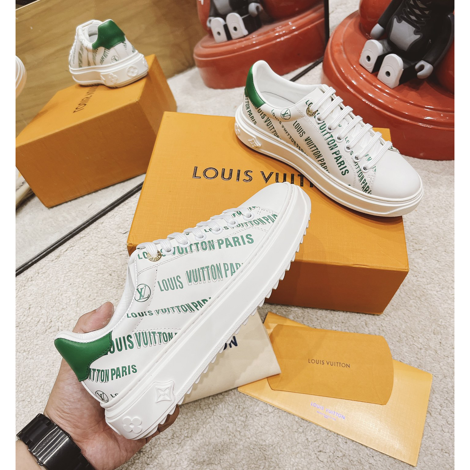 Louis Vuitton Time Out Sneaker  - FashionPlug