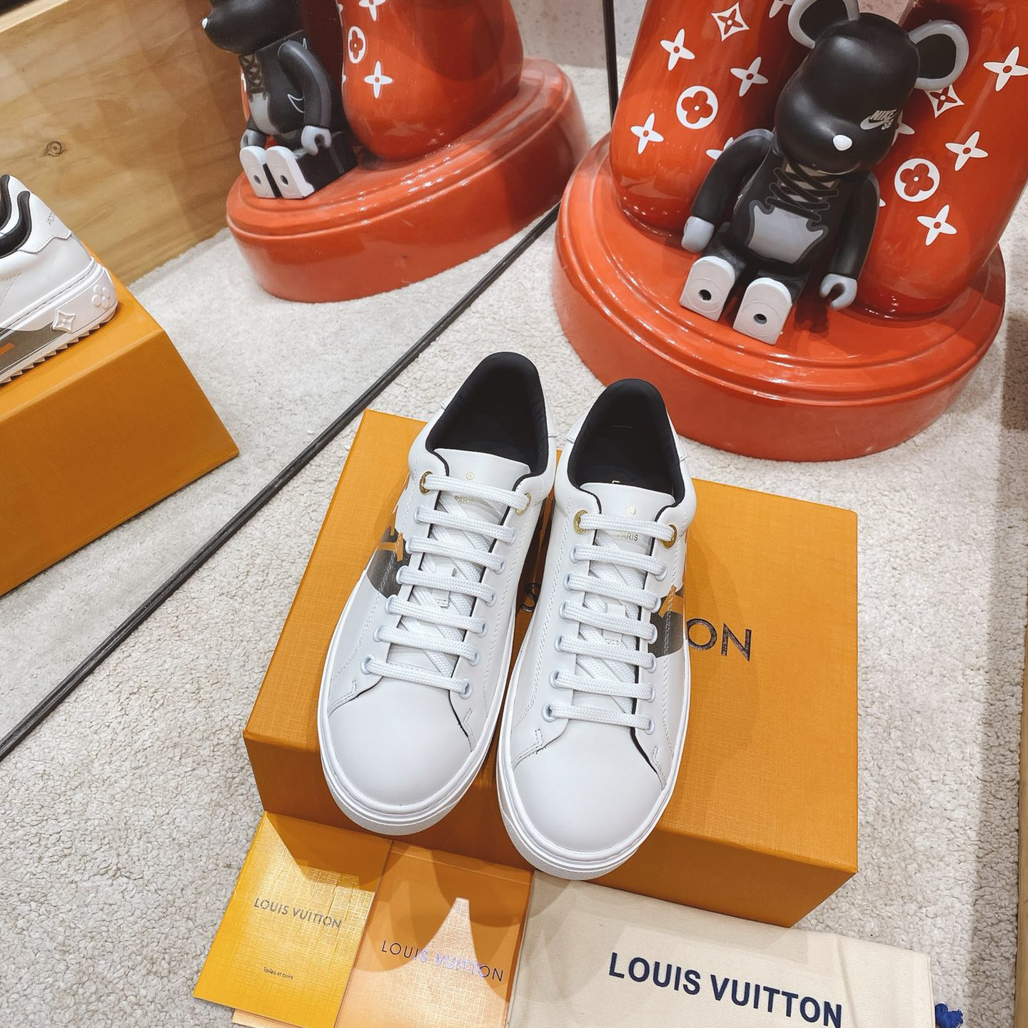Louis Vuitton Logo Sneaker - FashionPlug