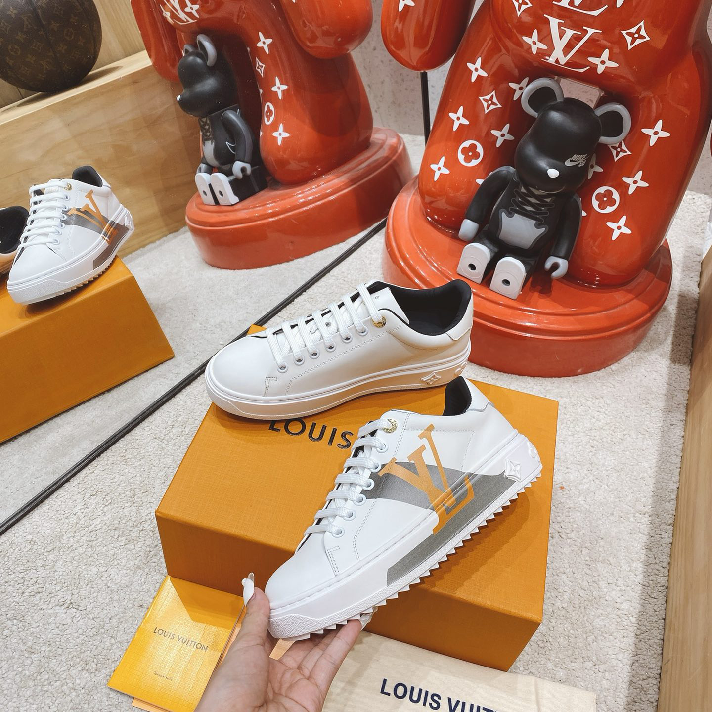 Louis Vuitton Logo Sneaker - FashionPlug