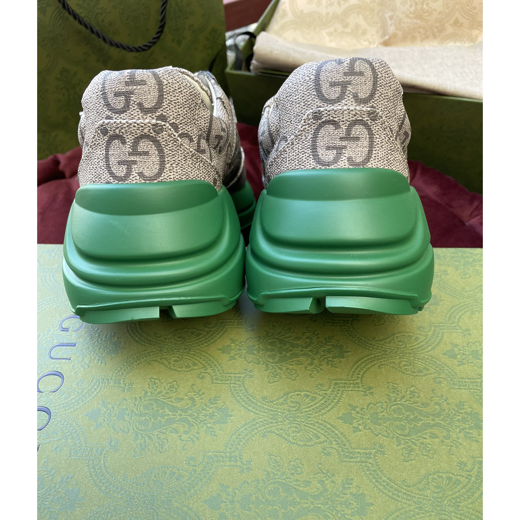 Gucci 100 Special Series Rhyton Sneakers - FashionPlug