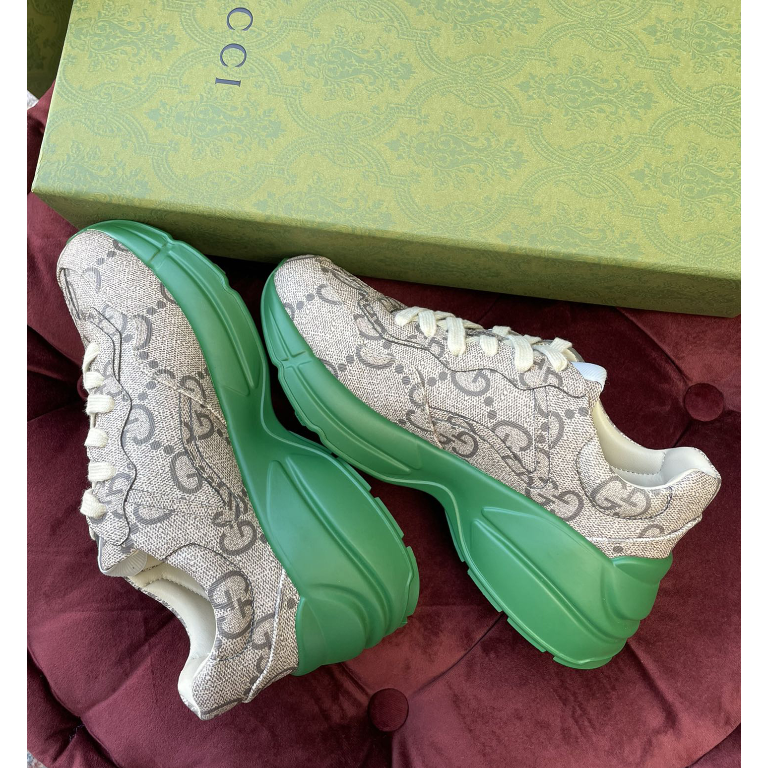 Gucci 100 Special Series Rhyton Sneakers - FashionPlug
