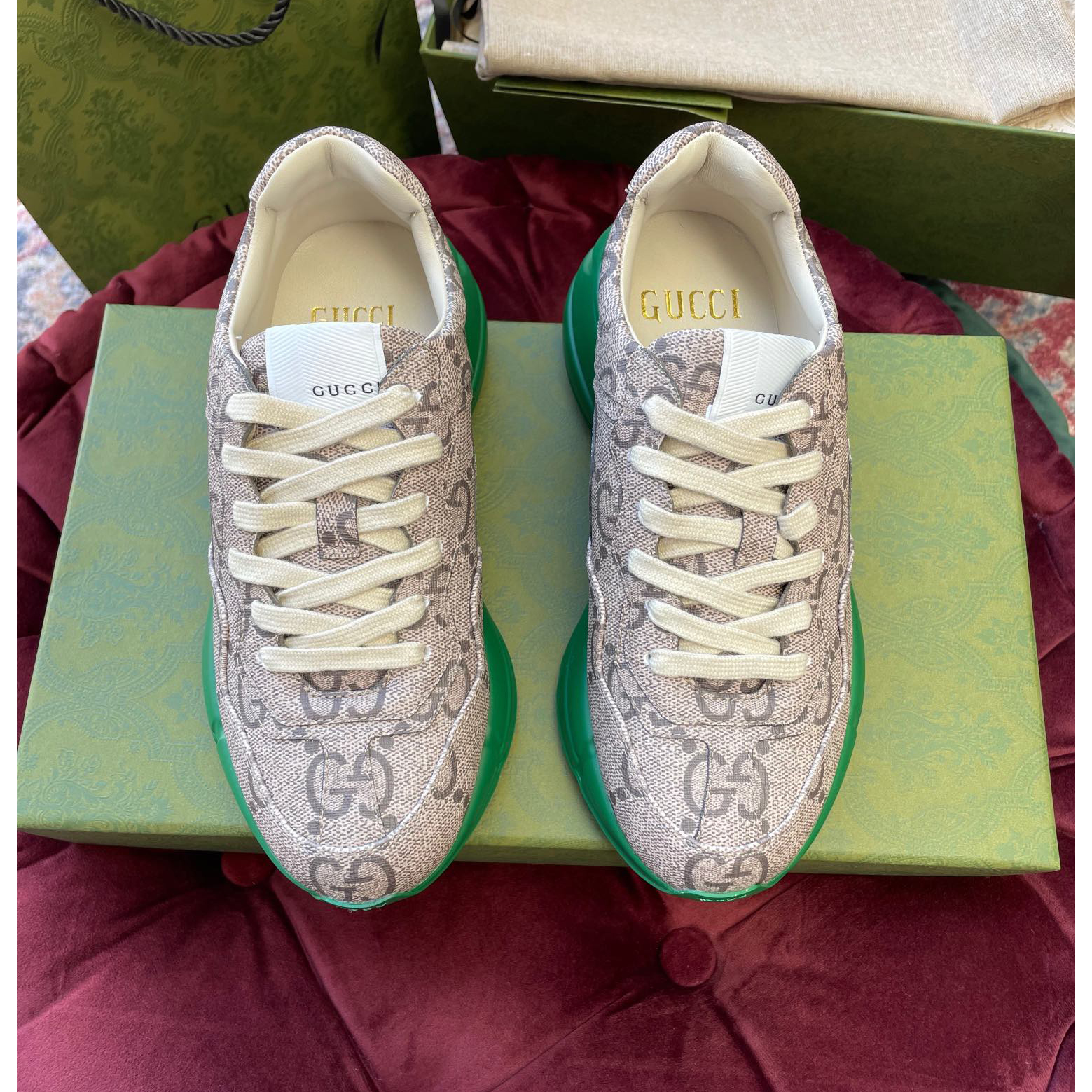Gucci 100 Special Series Rhyton Sneakers - FashionPlug