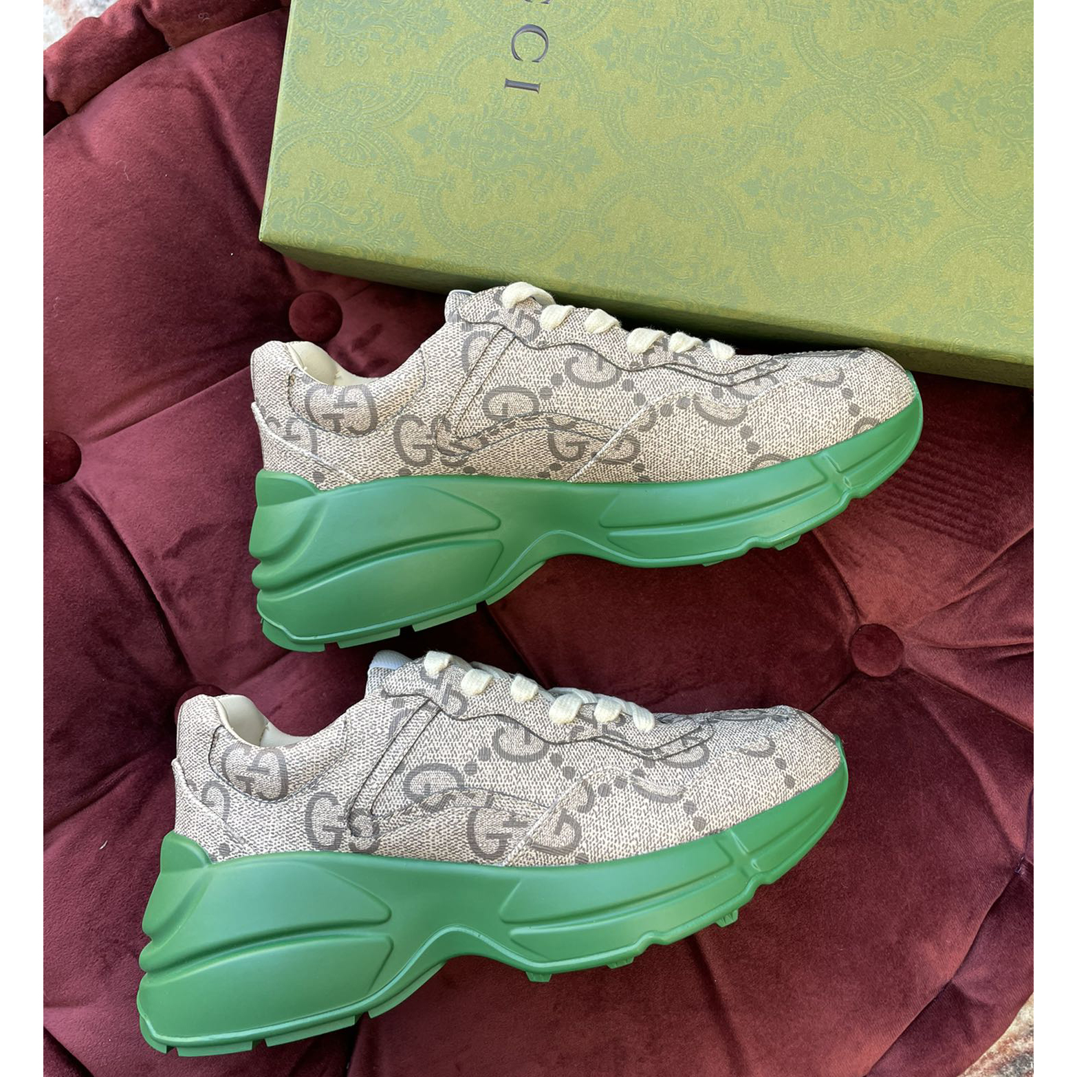Gucci 100 Special Series Rhyton Sneakers - FashionPlug