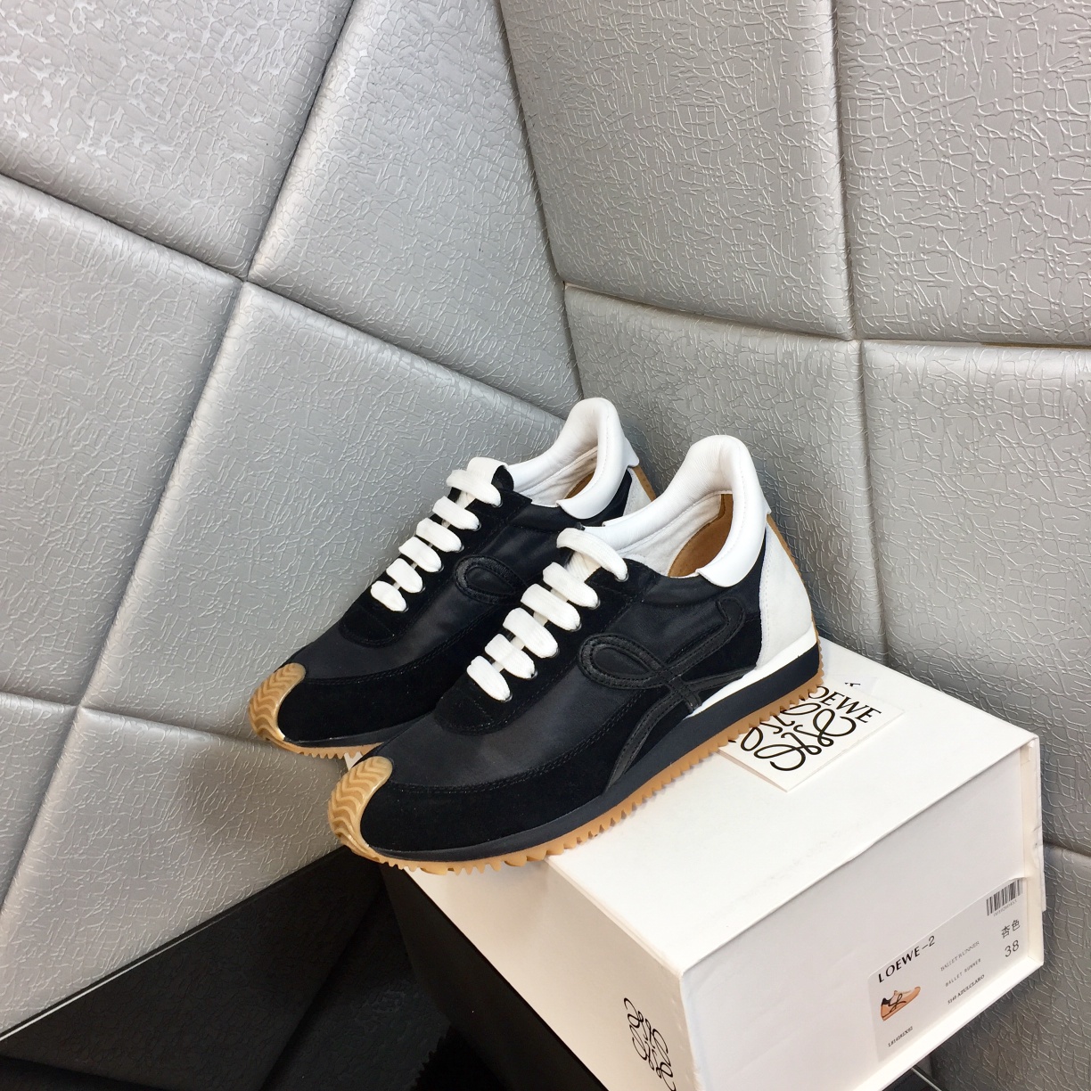 Loewe Flow Runner In Calfskin - FashionPlug