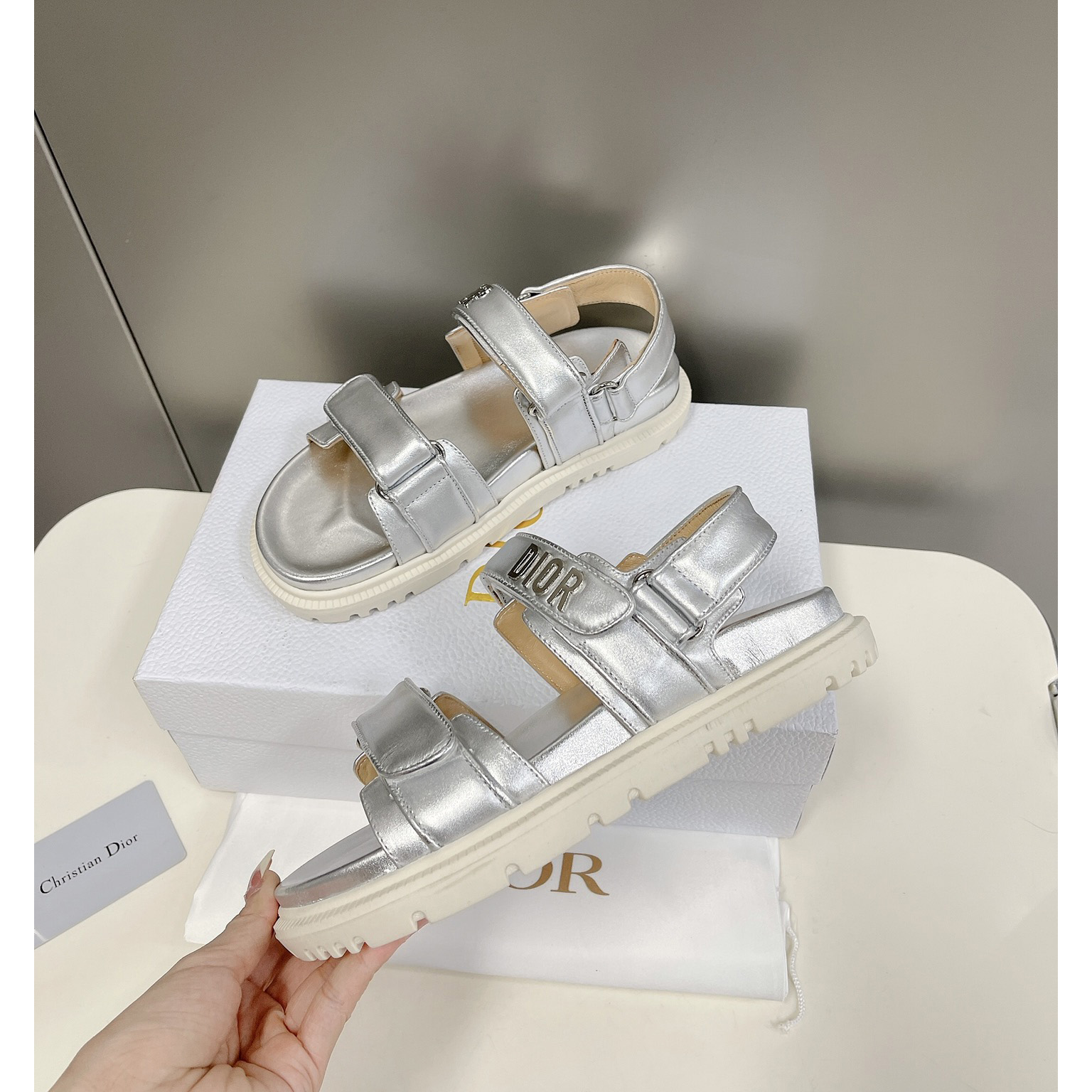 Dior Women Dioract Sandal - FashionPlug