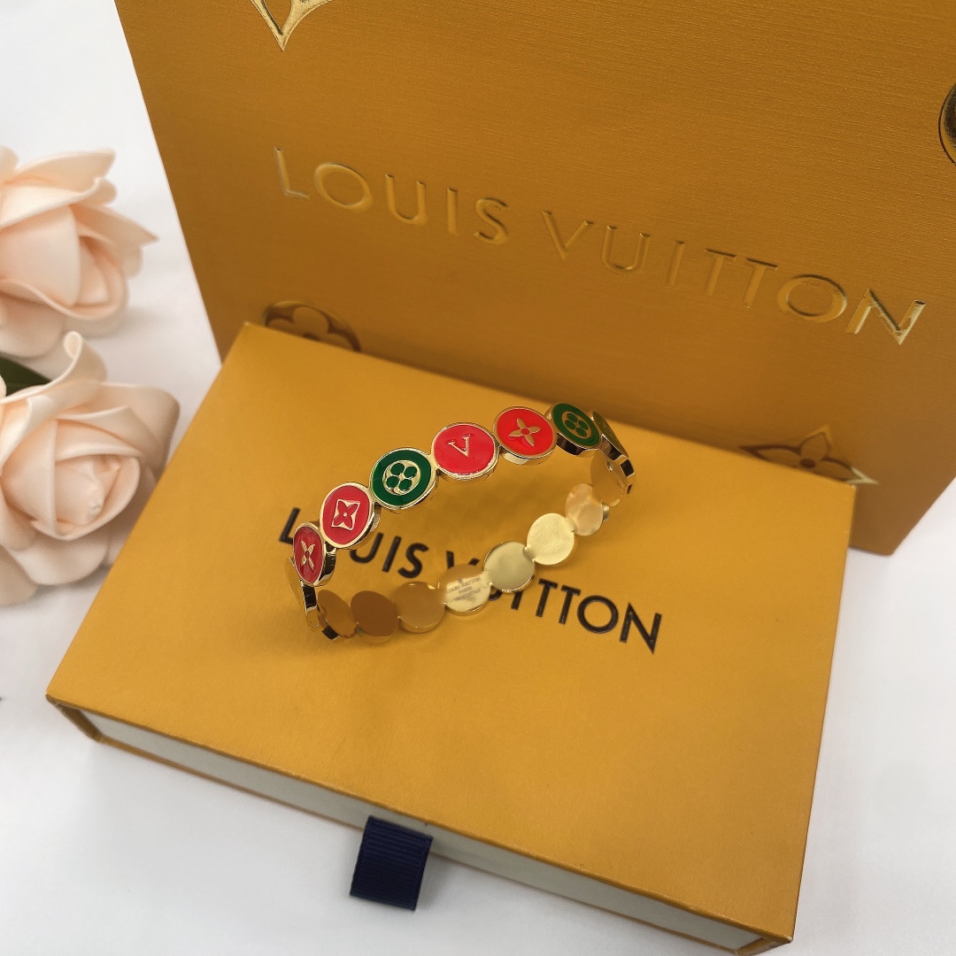 Louis Vuitton 'LV' Bracelet - FashionPlug
