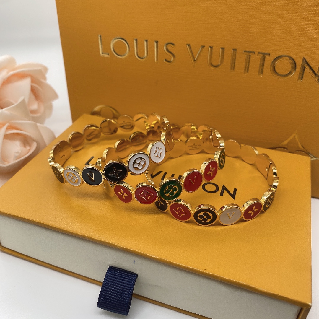 Louis Vuitton 'LV' Bracelet - FashionPlug