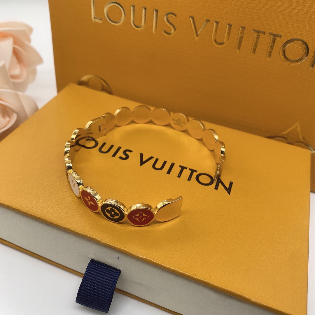 Louis Vuitton 'LV' Bracelet - FashionPlug