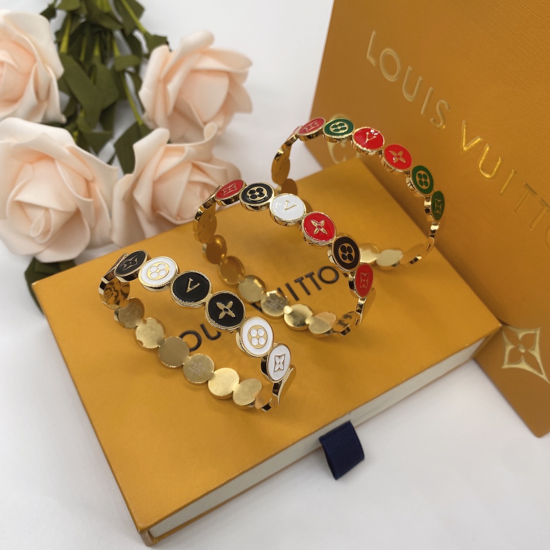 Louis Vuitton 'LV' Bracelet - FashionPlug