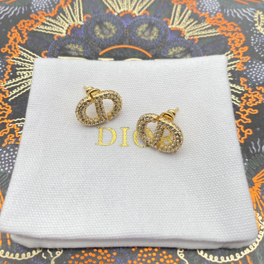 Dior 'CD'  Earrings - FashionPlug