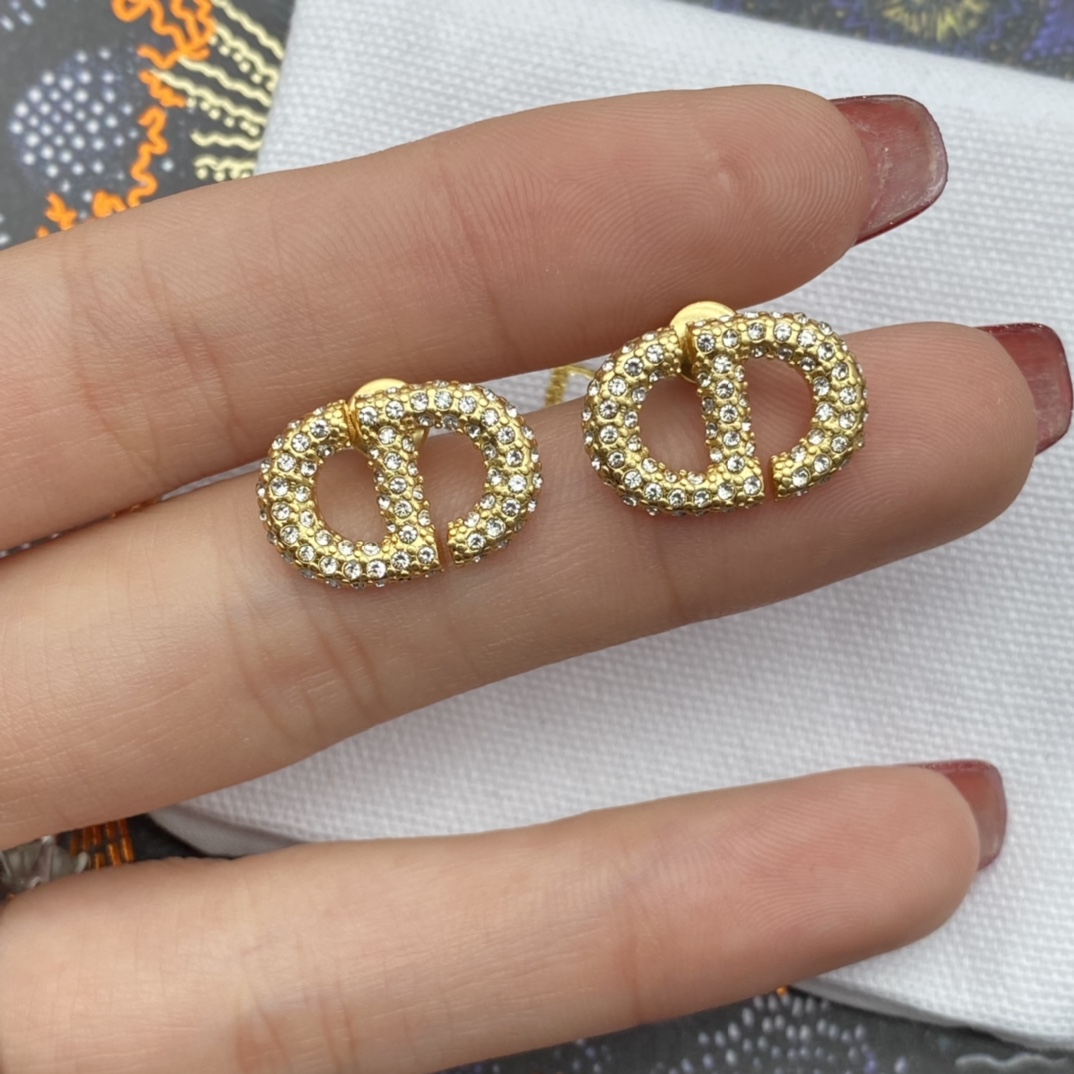 Dior 'CD'  Earrings - FashionPlug