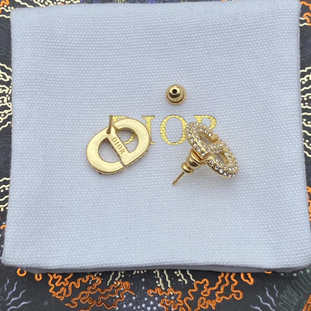 Dior 'CD'  Earrings - FashionPlug