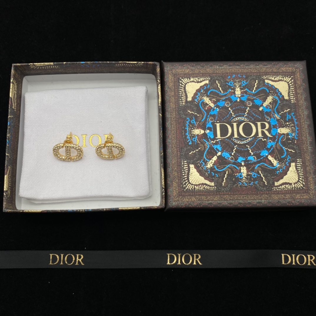 Dior 'CD'  Earrings - FashionPlug