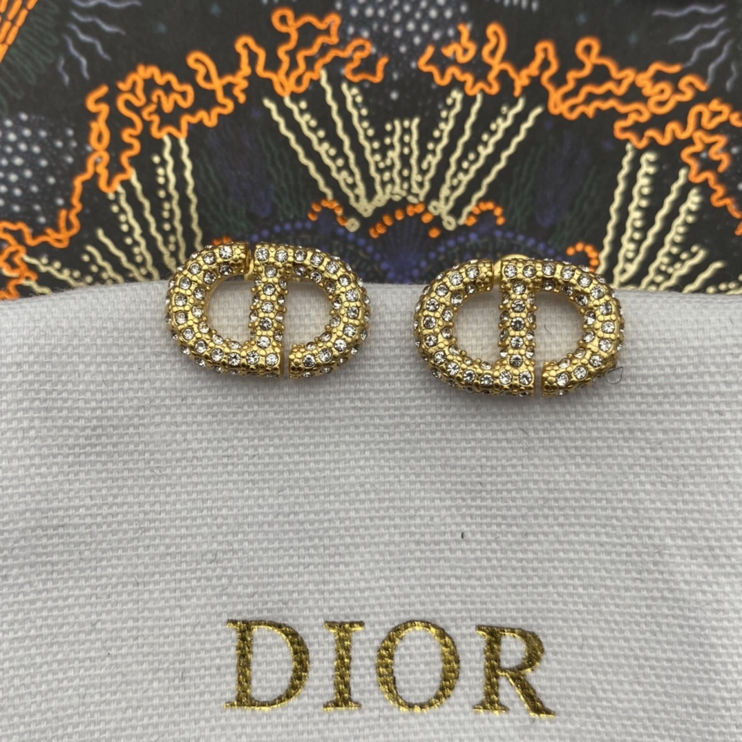 Dior 'CD'  Earrings - FashionPlug