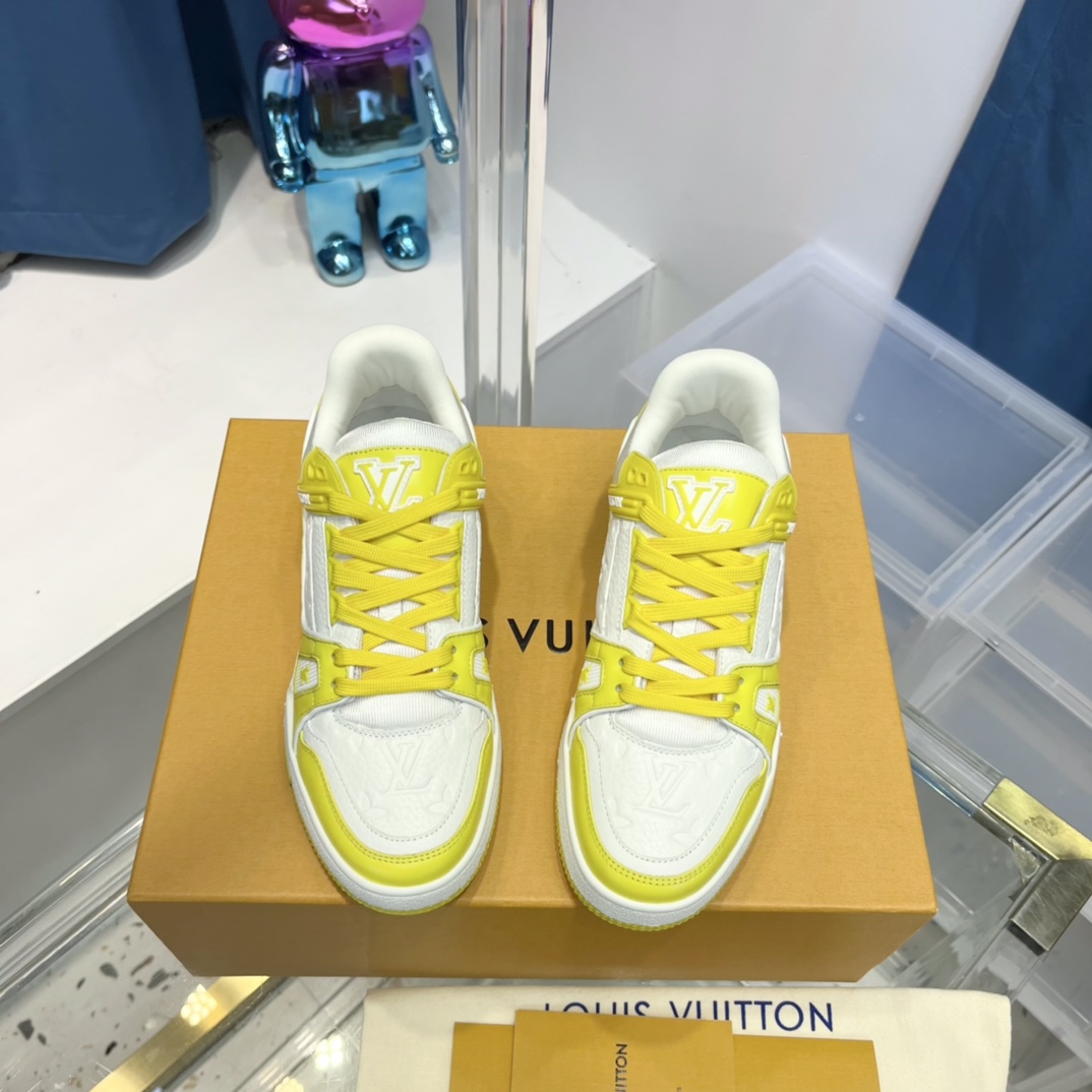 Louis Vuitton LV  Trainer Sneaker - FashionPlug
