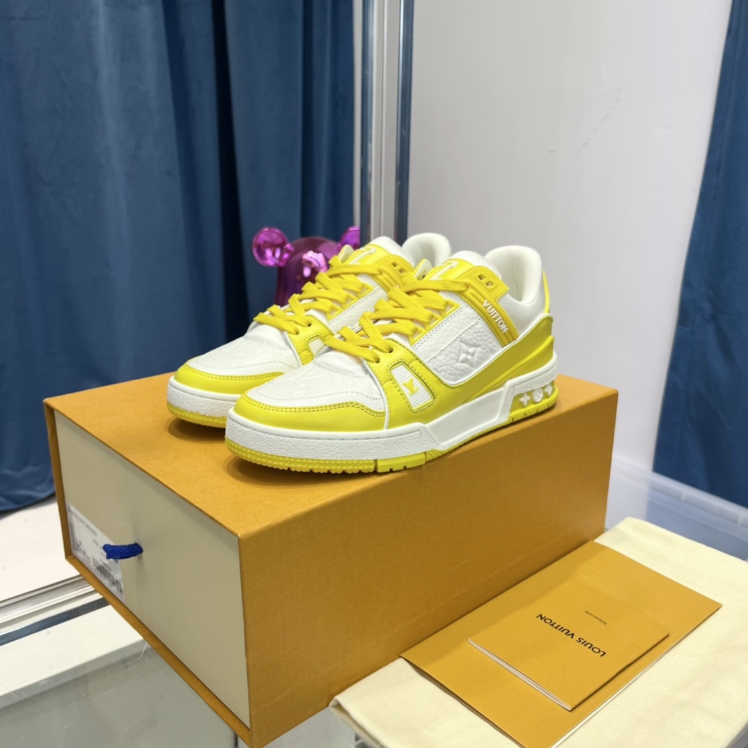 Louis Vuitton LV  Trainer Sneaker - FashionPlug