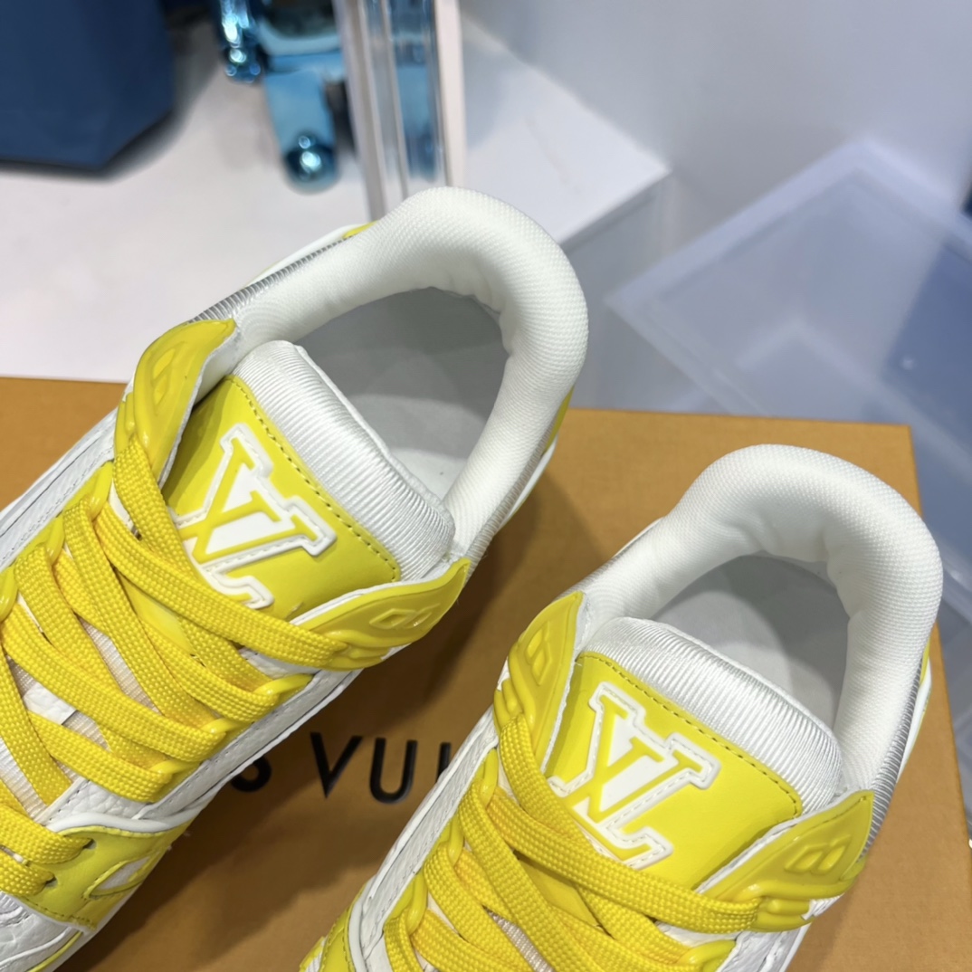 Louis Vuitton LV  Trainer Sneaker - FashionPlug