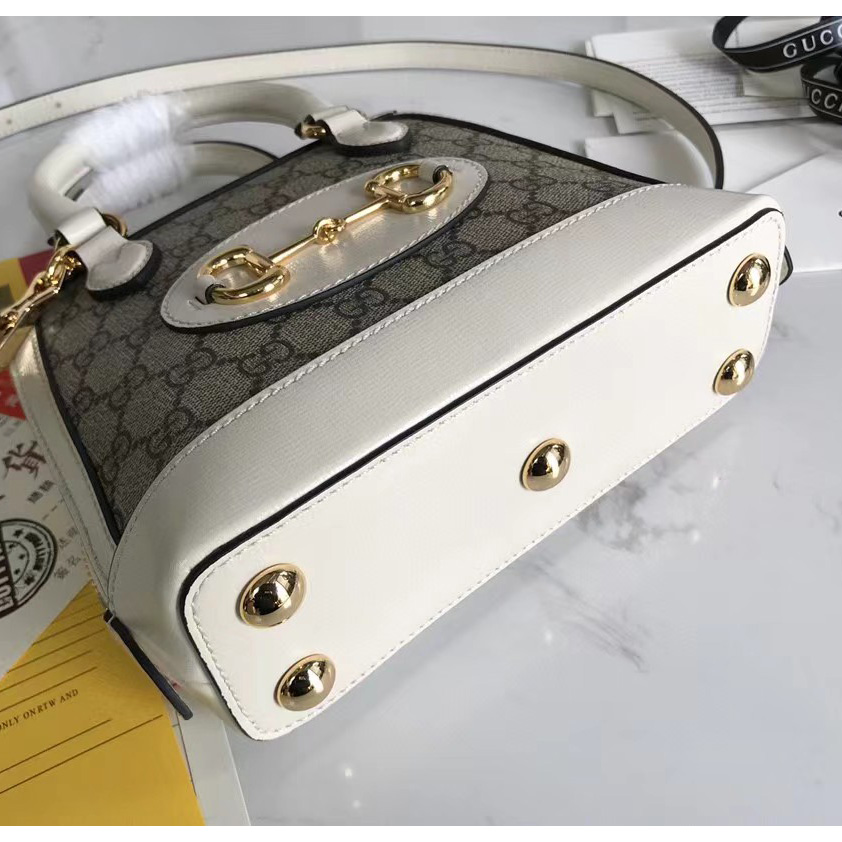 Gucci GG Horsebit 1955 Mini Handle Bag（20-19.5-7.5CM） - FashionPlug