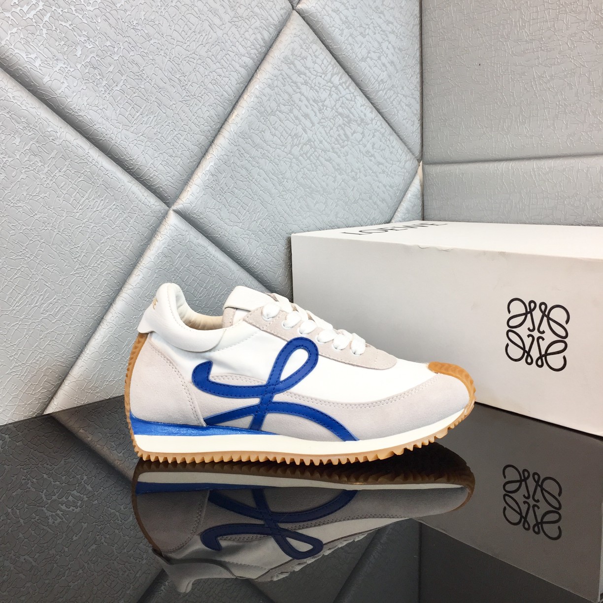 Loewe Flow Runner In Calfskin - FashionPlug