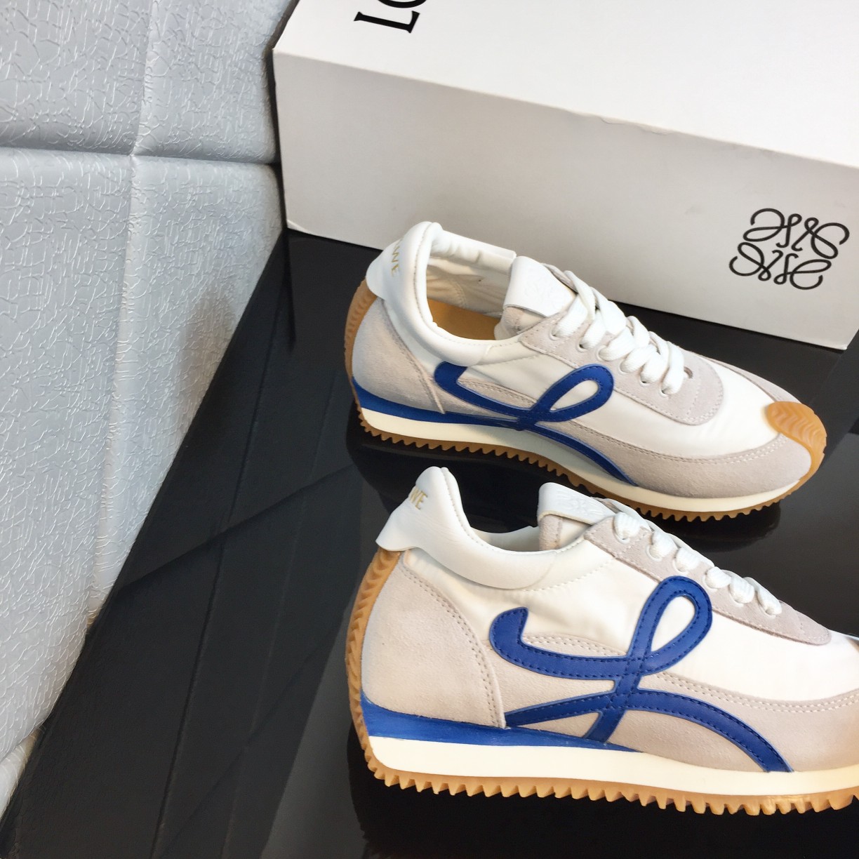 Loewe Flow Runner In Calfskin - FashionPlug