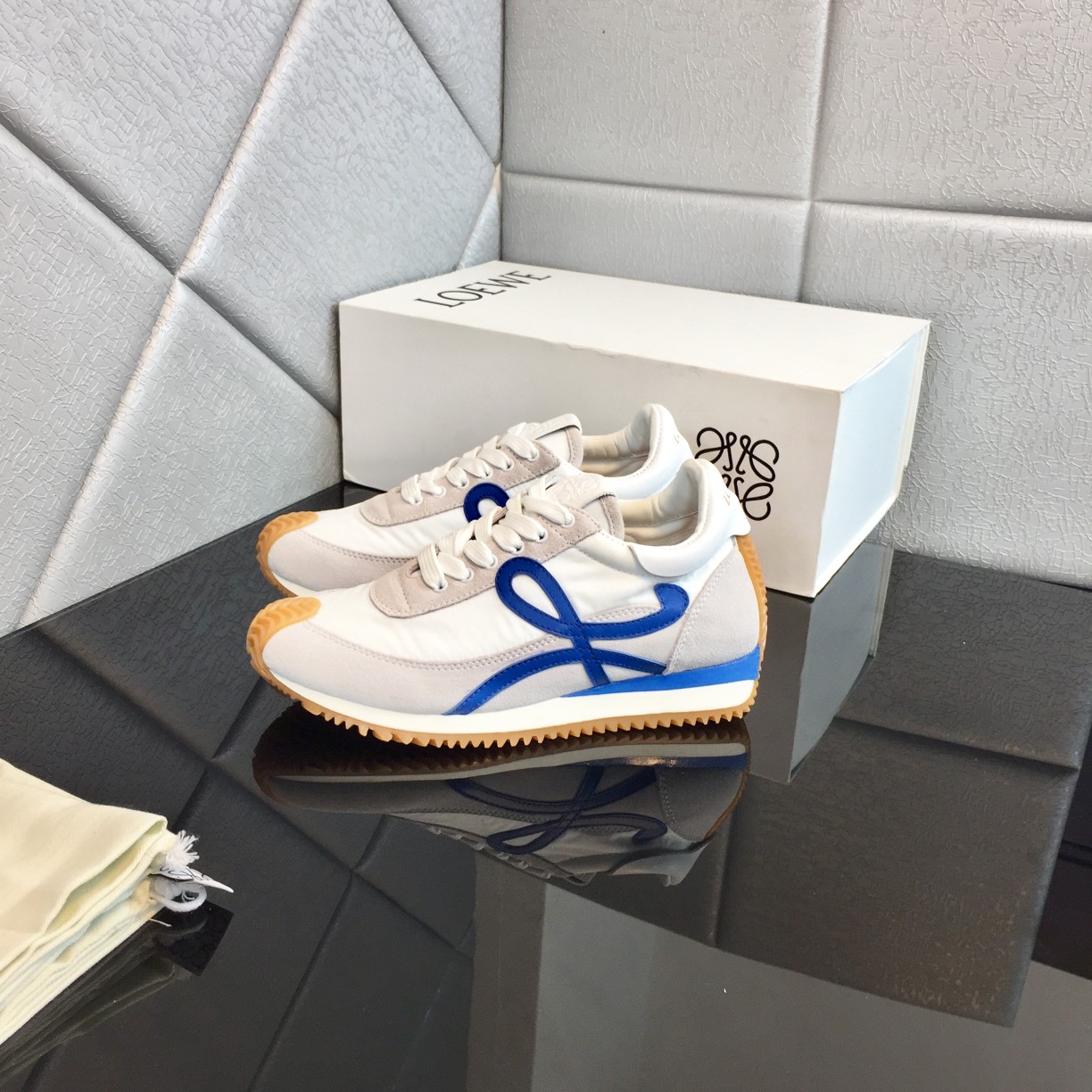 Loewe Flow Runner In Calfskin - FashionPlug