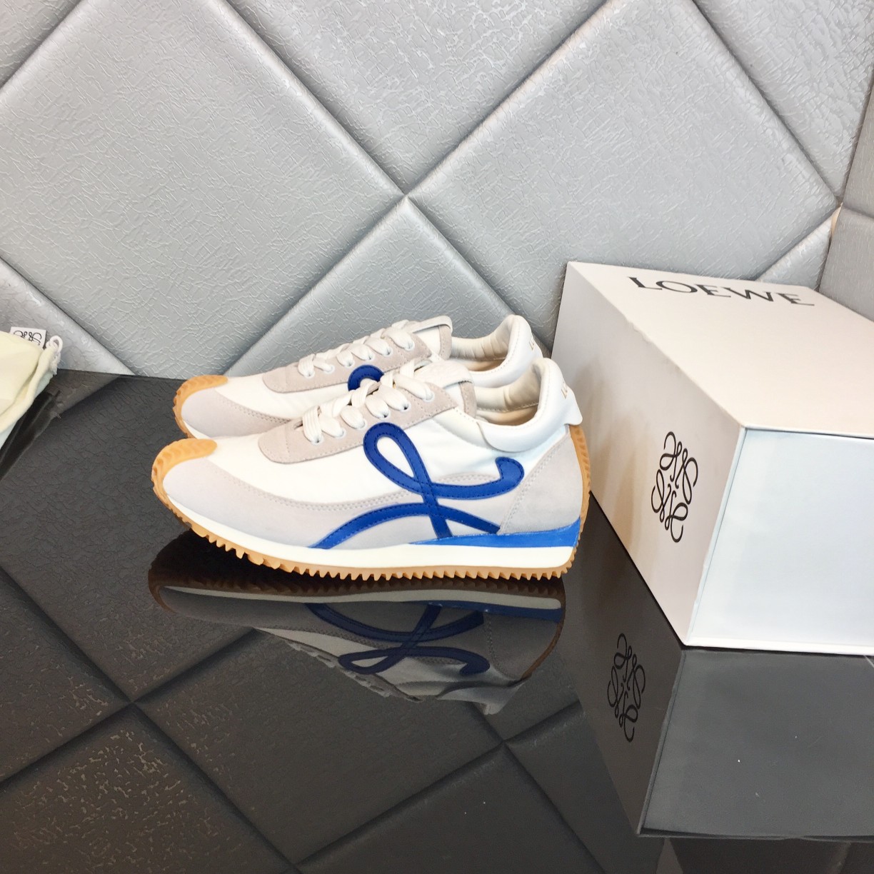Loewe Flow Runner In Calfskin - FashionPlug