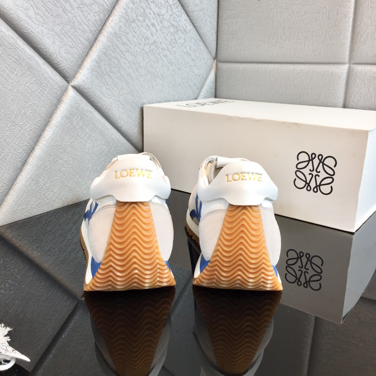 Loewe Flow Runner In Calfskin - FashionPlug