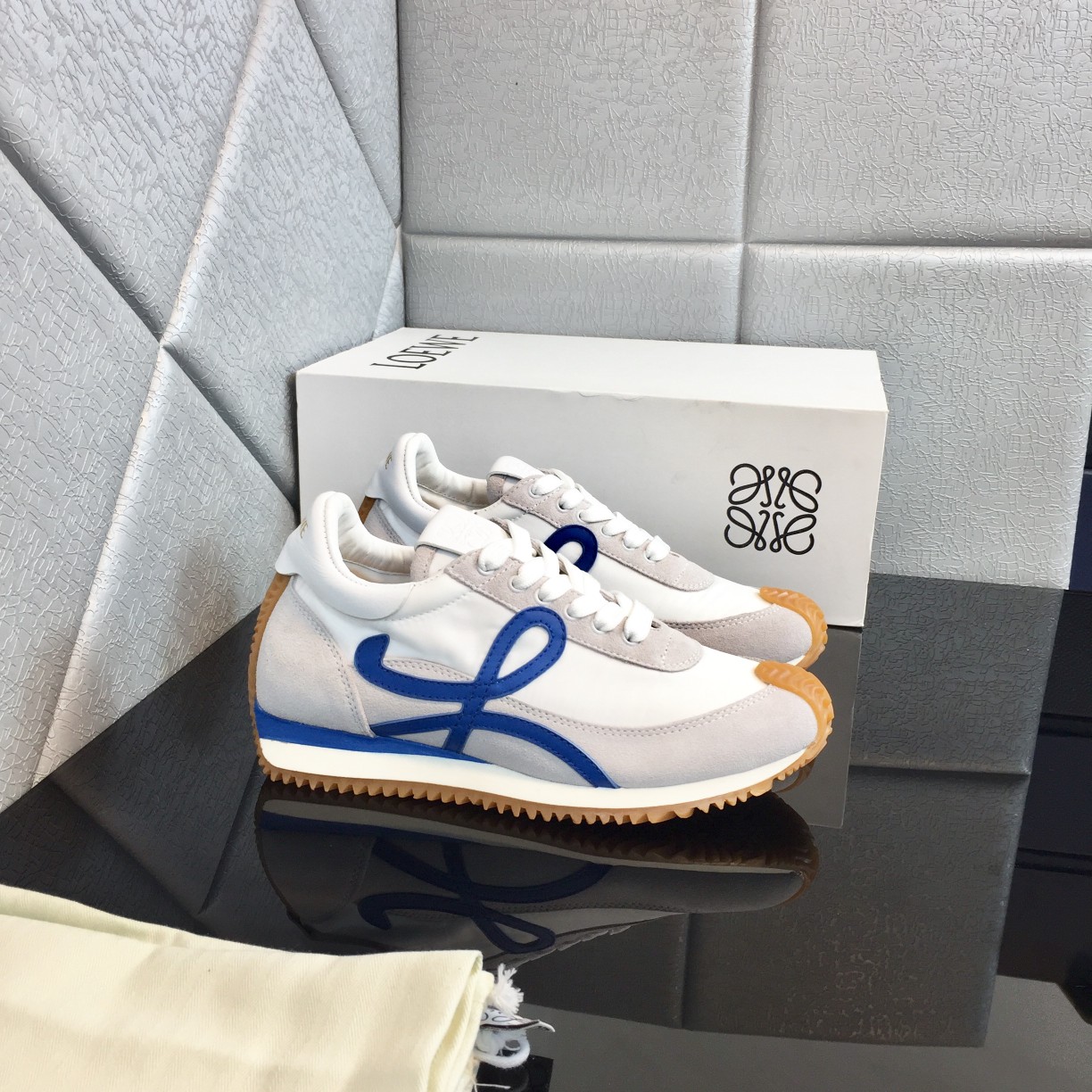 Loewe Flow Runner In Calfskin - FashionPlug