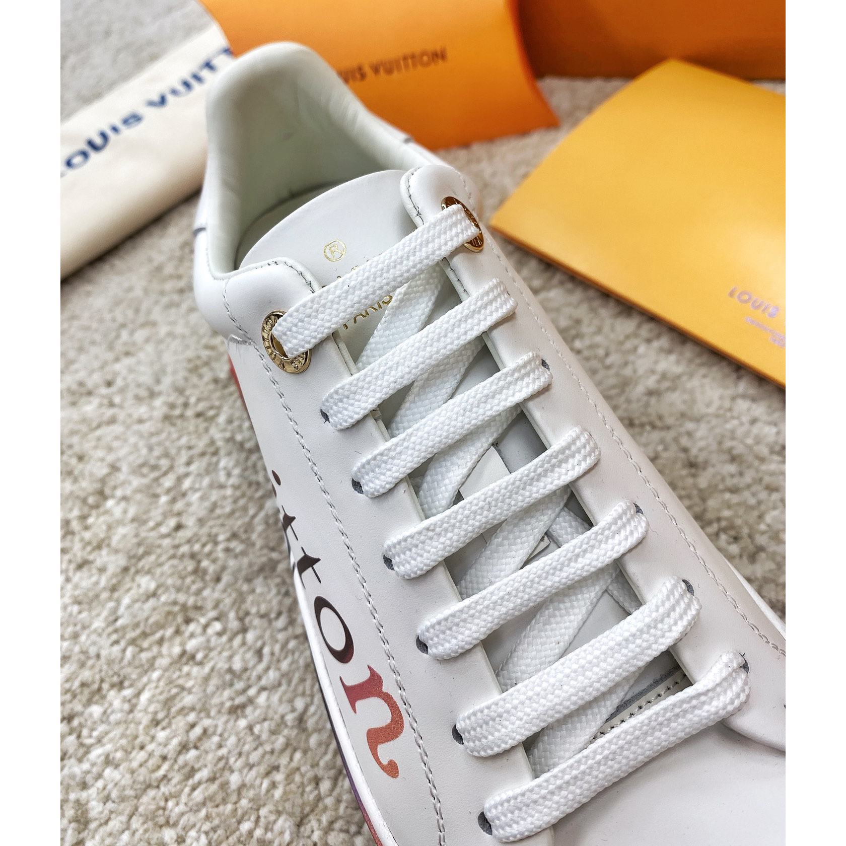 Louis Vuitton Logo Sneaker - FashionPlug