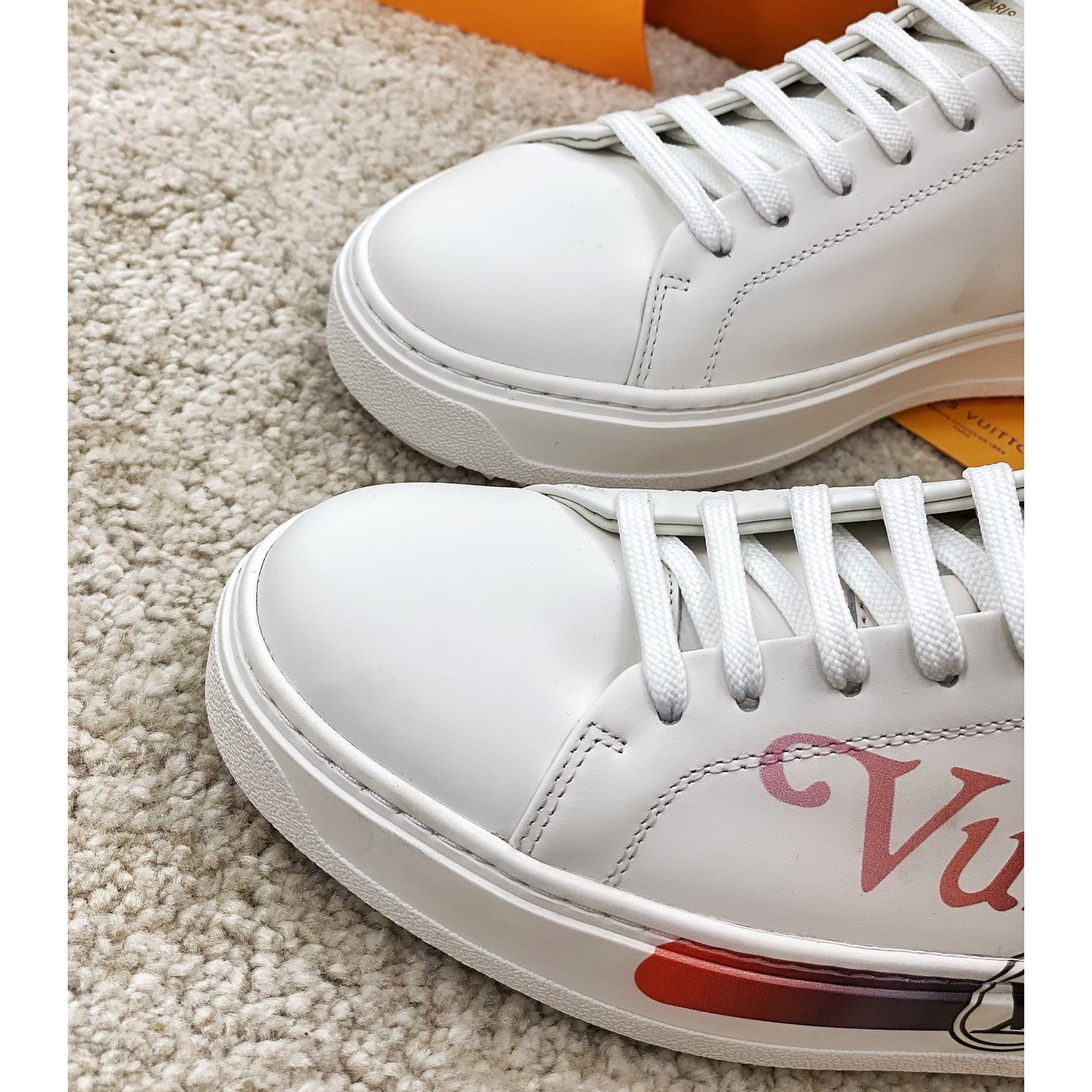 Louis Vuitton Logo Sneaker - FashionPlug