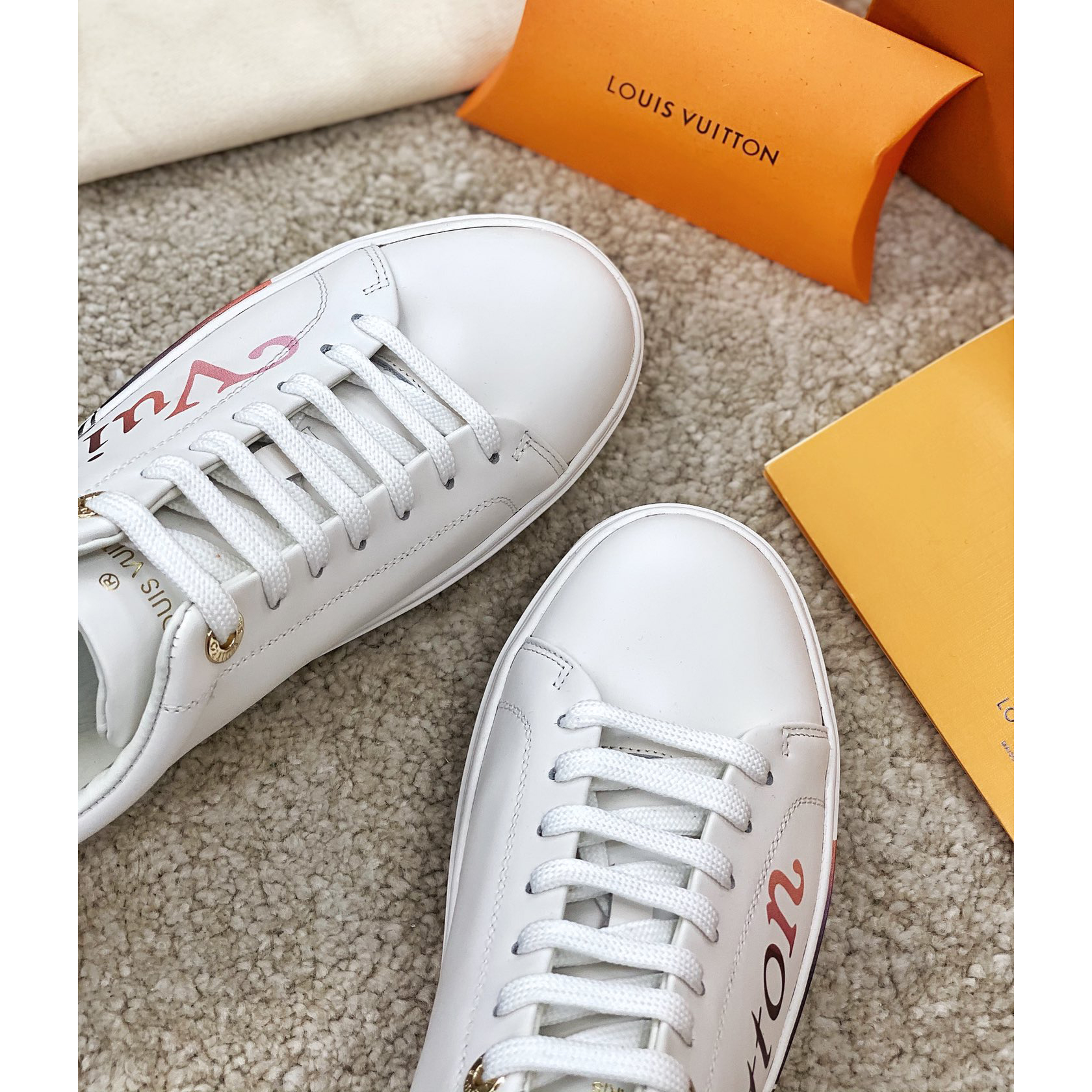 Louis Vuitton Logo Sneaker - FashionPlug