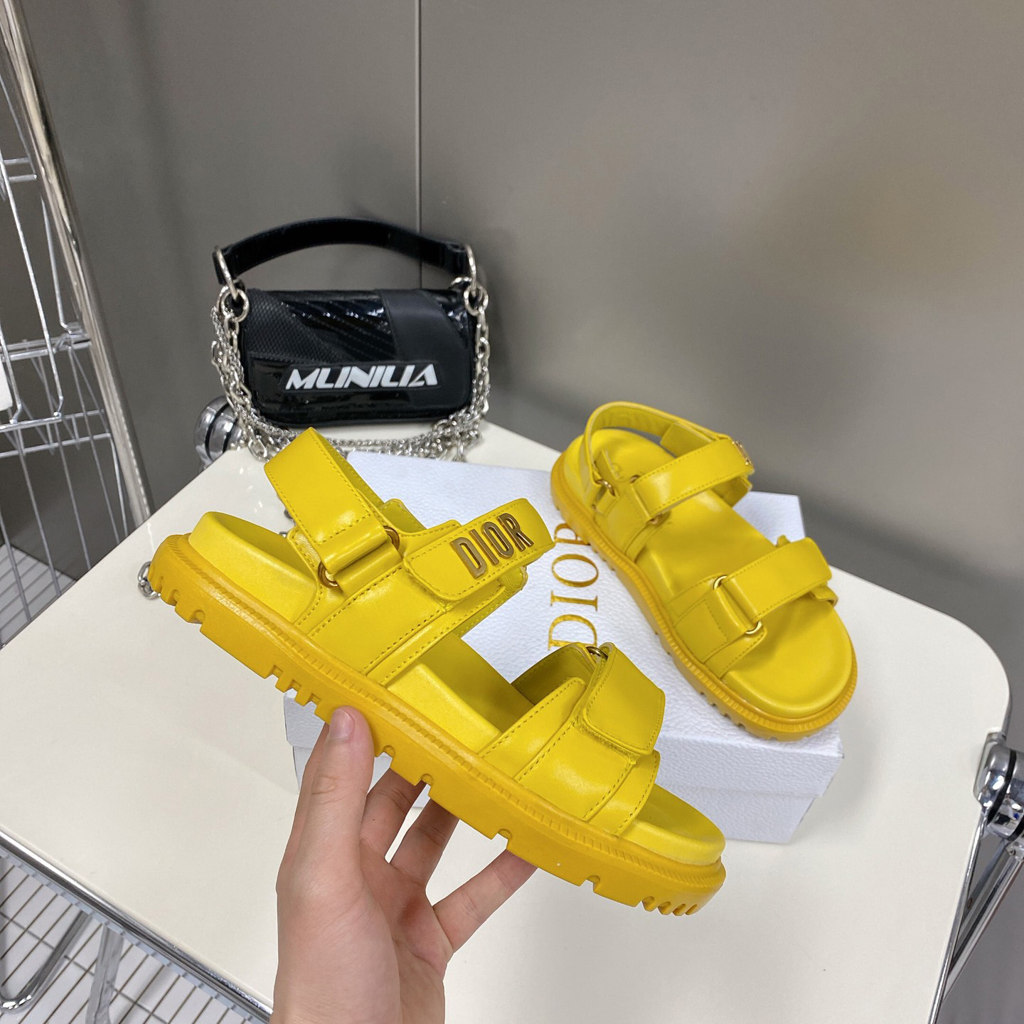 Dior Women Dioract Sandal - FashionPlug