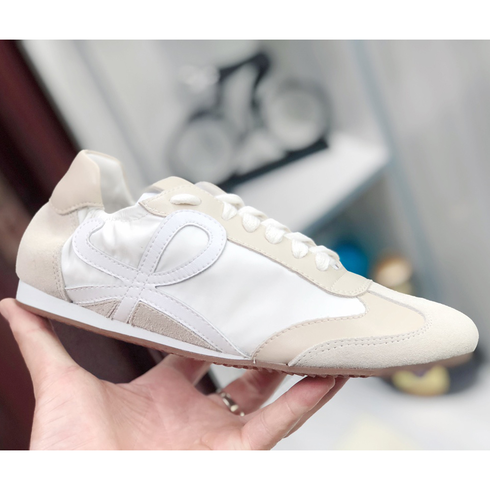 Loewe Ballet Runner In Nylon And Calfskin - FashionPlug