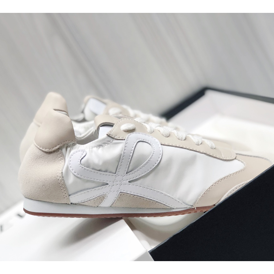 Loewe Ballet Runner In Nylon And Calfskin - FashionPlug