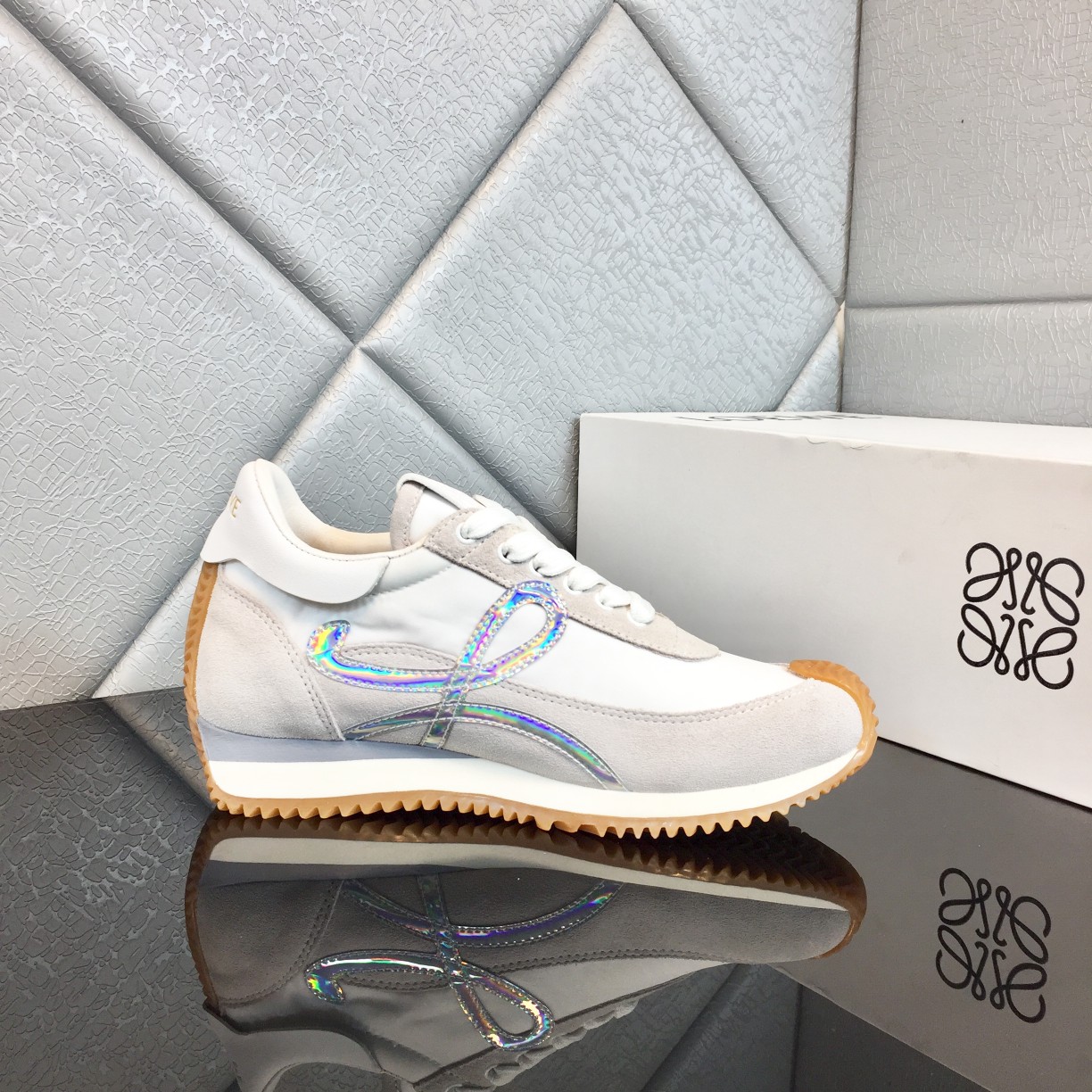 Loewe Flow Runner In Calfskin - FashionPlug