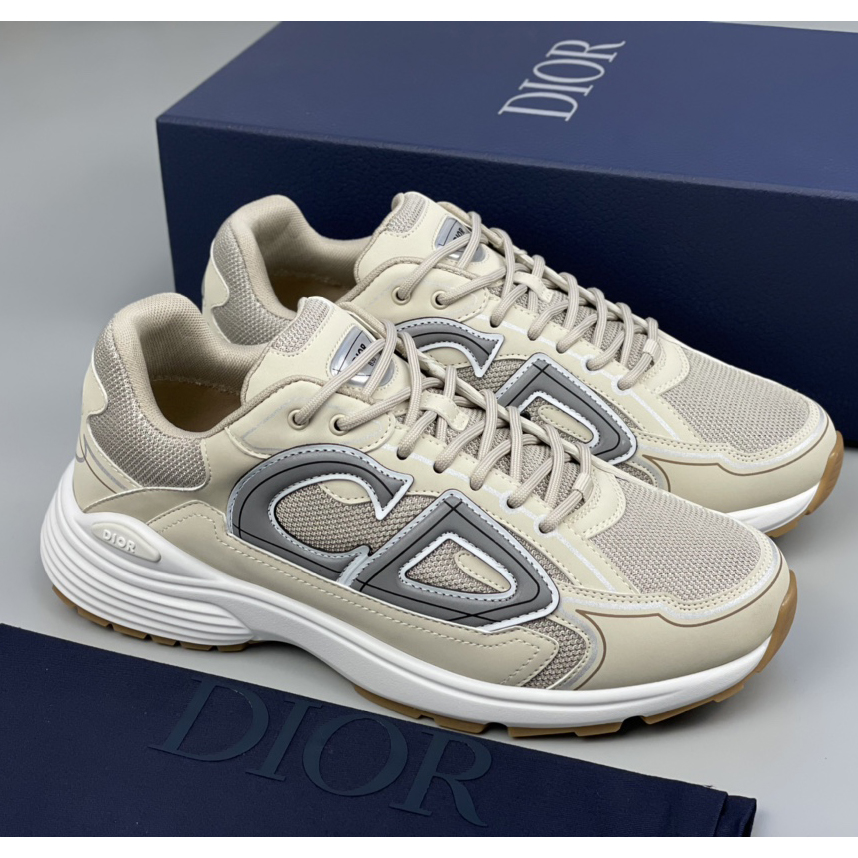 Dior B30 Sneaker White Mesh And Technical Fabric - FashionPlug