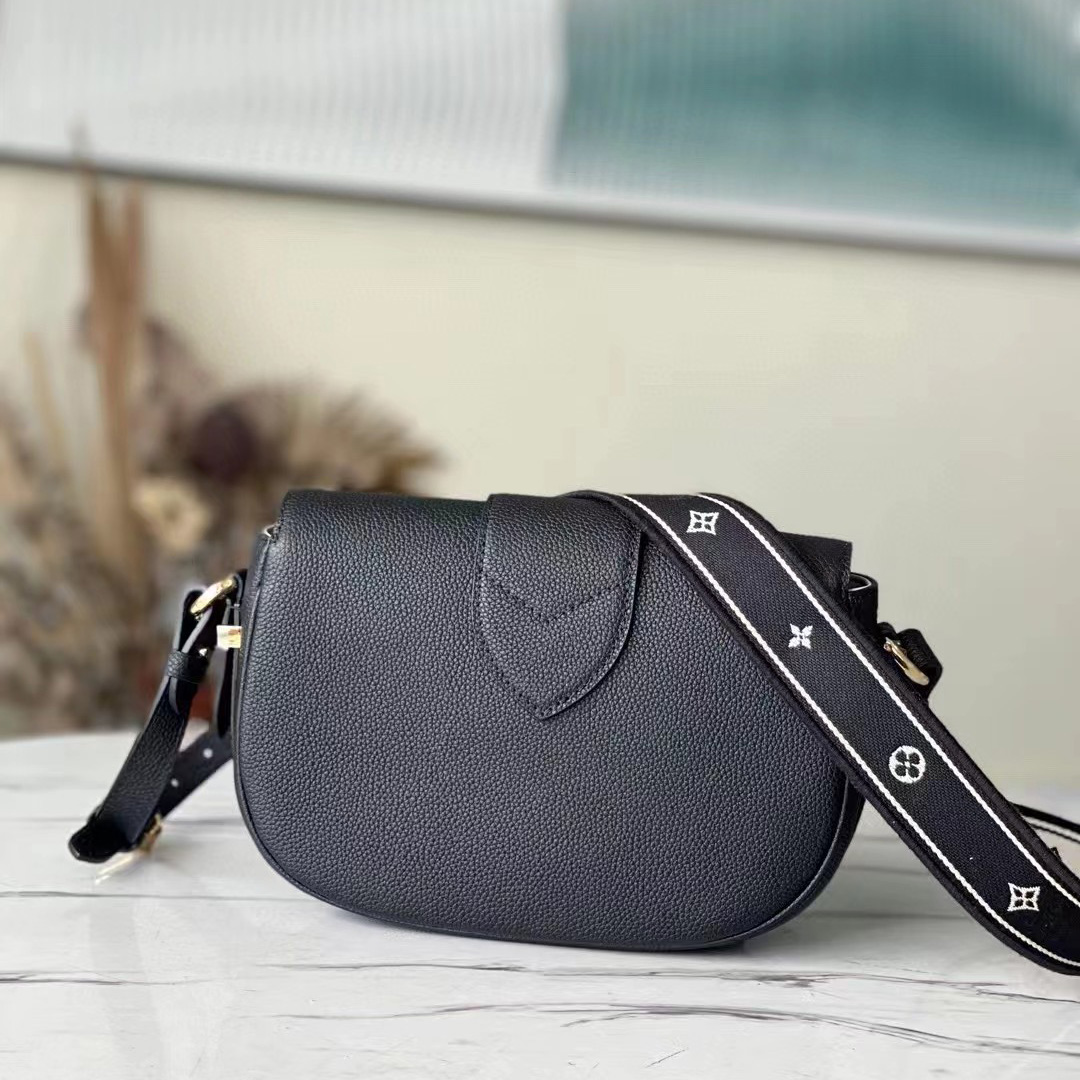 Louis Vuitton  Black Shoulder Bag （25-17.5-8CM） - FashionPlug